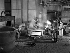 The casting furnace at Wombwell Foundry, South Yorkshire, 1963. Creator: Michael Walters