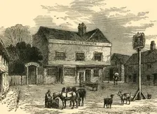 The "Castle" Tavern, Kentish Town Road, in 1800 (c1876). Creator: Unknown