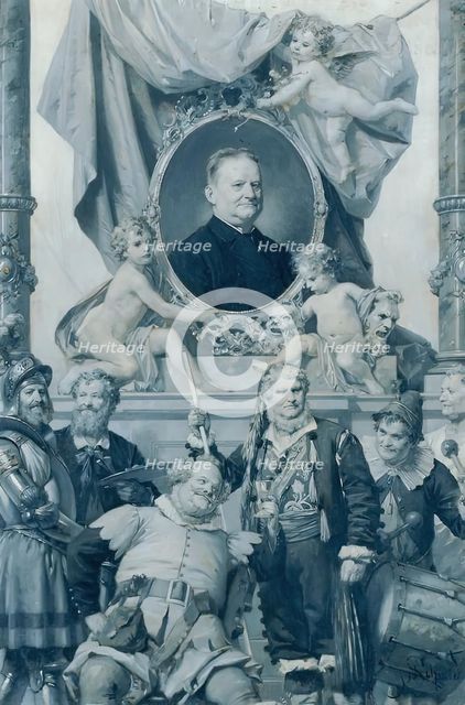 The castle actor Bernhard Baumeister, c1895. Creator: Julius Schmid.