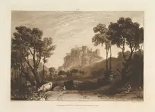 The Castle above the Meadows (Liber Studiorum, part II, plate 8), 1808. Creator: JMW Turner
