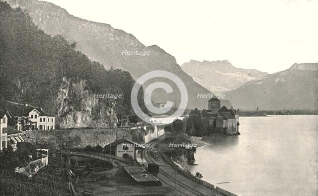 The Castle at Chillon, Switzerland, 1895. Creator: Unknown.