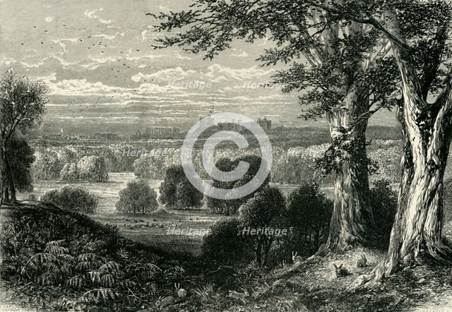 'The Castle, from Bishopsgate', c1870.