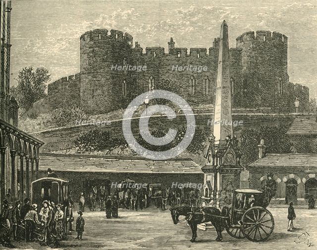 'The Castle, from the Railway Station', 1898. Creator: Unknown.