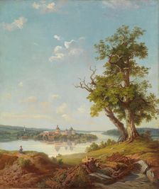 The Castle Gripsholm, 1862. Creator: Charles XV, King of Sweden