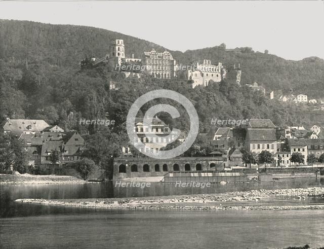 The Castle, Heidelberg, Germany, 1895.  Creator: W & S Ltd.