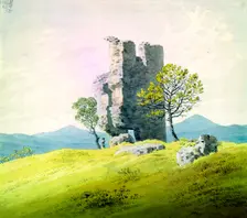 The Castle in Teplitz late 18th or 19th century. Artist: Caspar David Friedrich