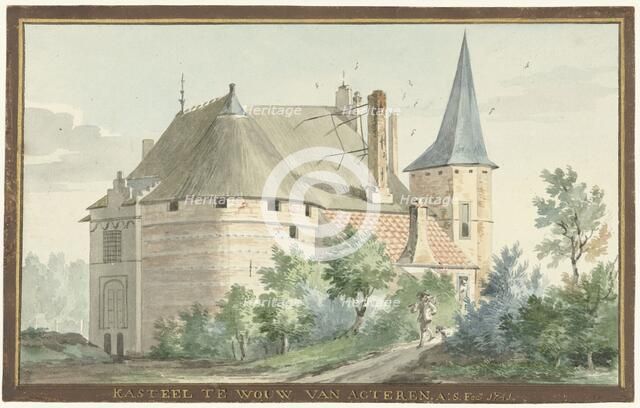 The castle in Wouw, 1741. Creator: Aert Schouman.