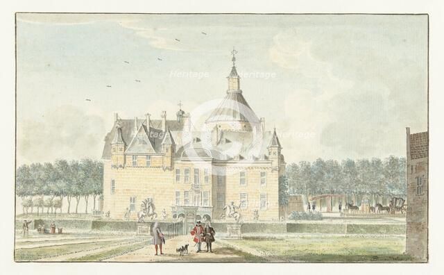The castle in Anholt, 1737. Creator: Jan de Beyer.