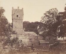 The Castle of the Mains, Forfarshire, 1856. Creator: John Sturrock