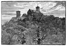 The Castle of Wartburg, 1900