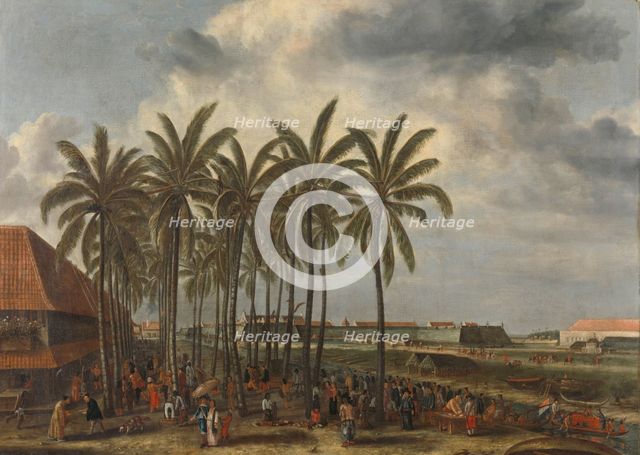 The Castle of Batavia, c.1662. Creator: Andries Beeckman.