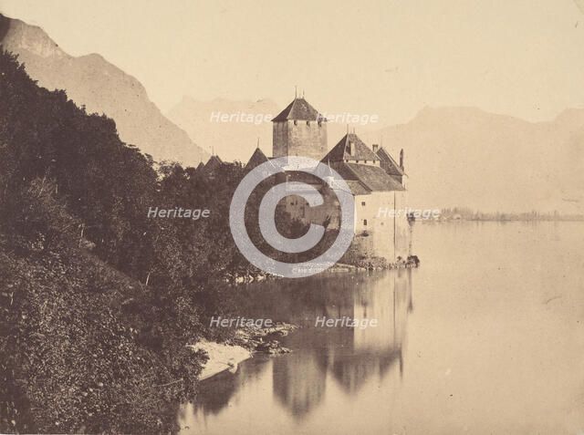 The Castle of Chillon, 1855. Creator: John Joscelyn Coghill.