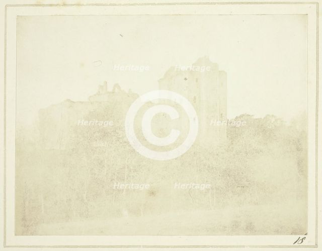 The Castle of Doune, 1844. Creator: William Henry Fox Talbot.