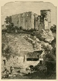 The Castle of Falaise and Fountain of Arlette 1890. Creator: Unknown