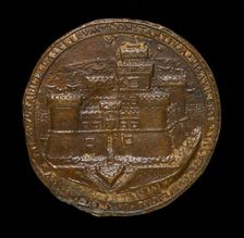 The Castle of Pesaro [reverse], 1475. Creator: Gianfrancesco Enzola