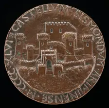 The Castle of Rimini [reverse], 1446. Creator: Matteo di Andrea de Pasti