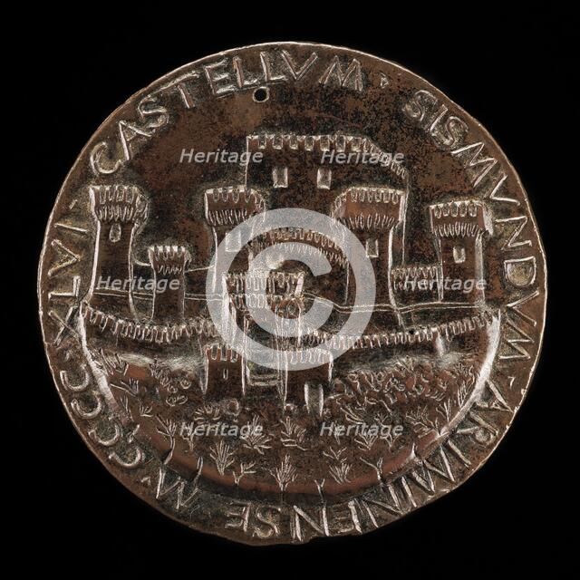The Castle of Rimini [reverse], 1446. Creator: Matteo di Andrea de Pasti.