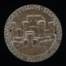 The Castle of Rimini [reverse], 1446. Creator: Matteo di Andrea de Pasti