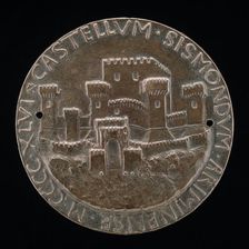 The Castle of Rimini [reverse], 1446. Creator: Matteo di Andrea de Pasti