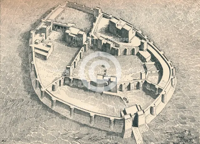 'The Castle of Sendshirli in Northern Syria', c1902, (1903). Artist: Unknown.