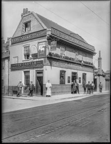 The Castle public house, Putney Bridge Road, Putney, Wandsworth, Greater London Authority, 1913. Creator: William O Field