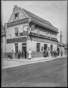 The Castle public house, Putney Bridge Road, Putney, Wandsworth, Greater London Authority, 1913. Creator: William O Field