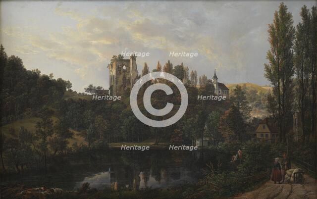 The Castle Ruin at Tharandt, 1819. Creator: Johan Christian Dahl.