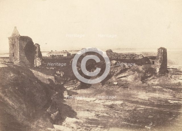 The Castle, St Andrews, 1843-1847. Creators: David Octavius Hill, Robert Adamson.