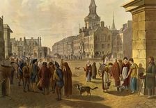 The Castlegate, Aberdeen, In 1800, 1800. Creator: Hugh Irvine