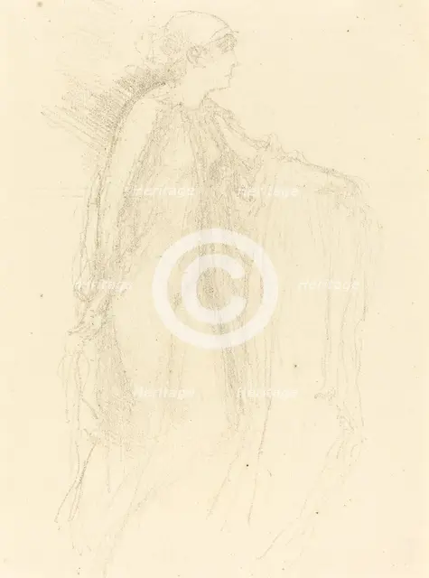 The Cap, 1893. Creator: James Abbott McNeill Whistler.