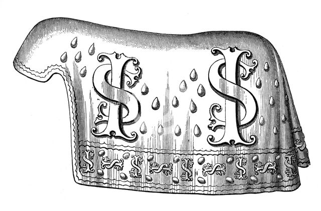 The caparison of the horse of Queen Isabella of Spain, 15th century, (1870). Artist: Unknown