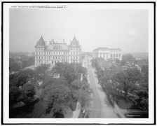 The Capitol and State Education Building, Albany, New York, (c1908?). Creator: Unknown