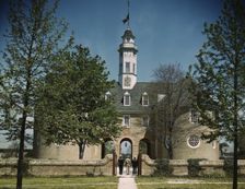 The capitol of the Virginia colony during the 18th century..., Williamsburg, Va., 1943. Creator: Howard Hollem