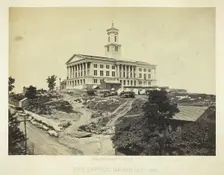 The Capitol, Nashville, Tennessee, 1864. Creator: George N. Barnard