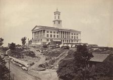 The Capitol, Nashville, Tennessee, 1860s. Creator: George N. Barnard