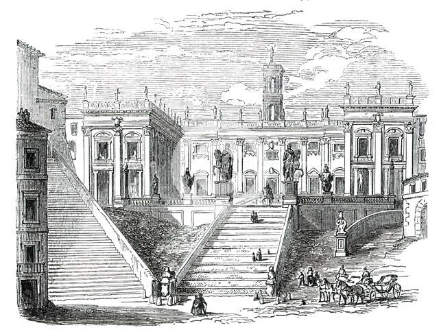 The Capitol - Rome, 1850. Creator: Unknown.