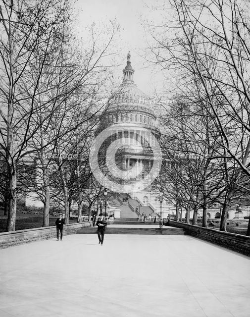 The Capitol, Washington, D.C., c.between 1910 and 1920. Creator: Unknown.