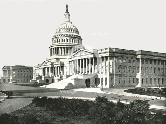 The Capitol, Washington DC, USA, 1895.  Creator: W & S Ltd.