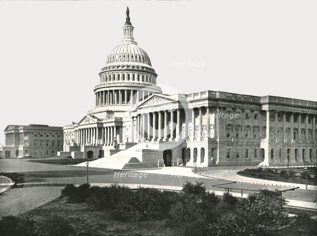 The Capitol, Washington DC, USA, 1895.  Creator: W & S Ltd.