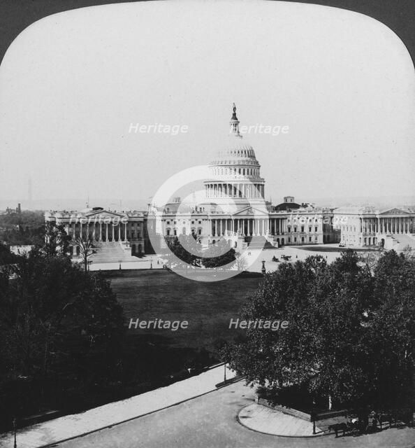 The Capitol, Washington, DC, USA, 1901.Artist: HC White