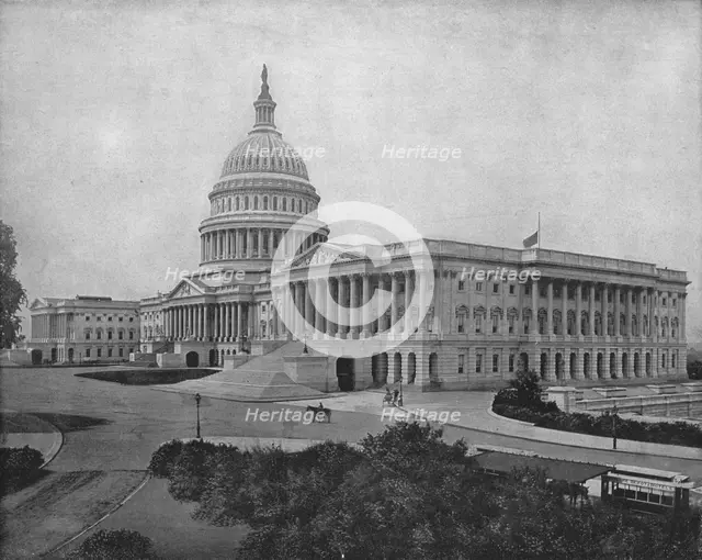 The Capitol, Washington DC, USA, c1900. Creator: Unknown.
