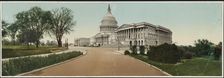 The Capitol, Washington, D.C., c1898. Creator: William H. Jackson