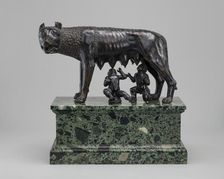 The Capitoline Wolf Suckling Romulus and Remus, late 15th - early 16th century. Creator: Unknown