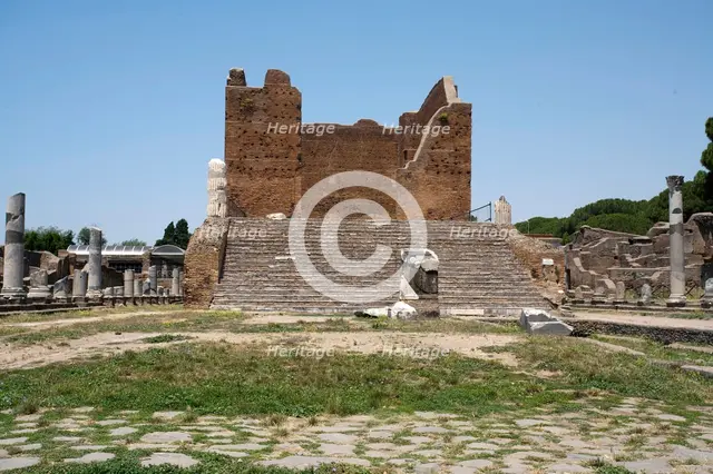 The Capitolium at Ostia Antica, Italy. Creator: Samuel Magal.