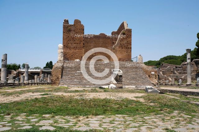The Capitolium at Ostia Antica, Italy. Creator: Samuel Magal.