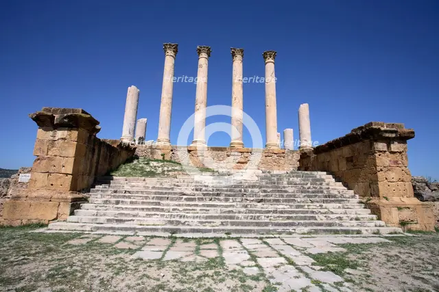 The Capitolium at Thuburbo Majus, Tunisia. Creator: Samuel Magal.