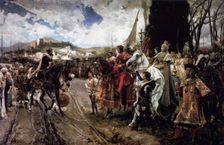 The Capitulation of Granada, 1882. Artist: Pradilla y Ortiz, Francisco (1848-1921)