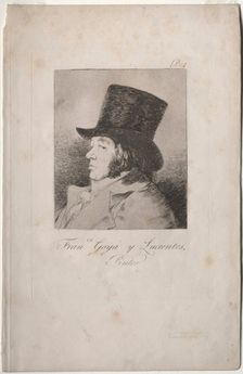 The Caprichos: Portrait of Goya. Creator: Francisco de Goya (Spanish, 1746-1828)
