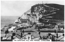 The Capstone Hill, and parade, Ilfracombe, 1936
