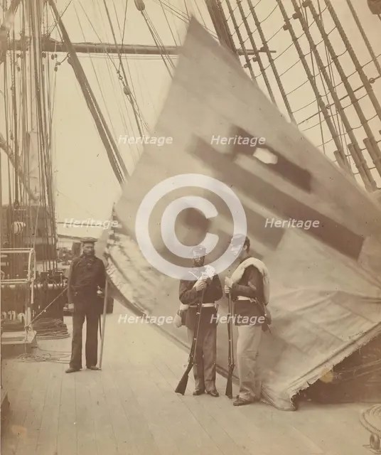 The Capture Corean [sic] Standard, 1871. Creator: Felice Beato.